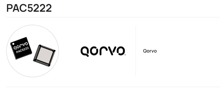 ����ͻ�ƣ�Qorvo PAC5222�ٻ���ȵ�Դ�󽱣����ɷ�������������������