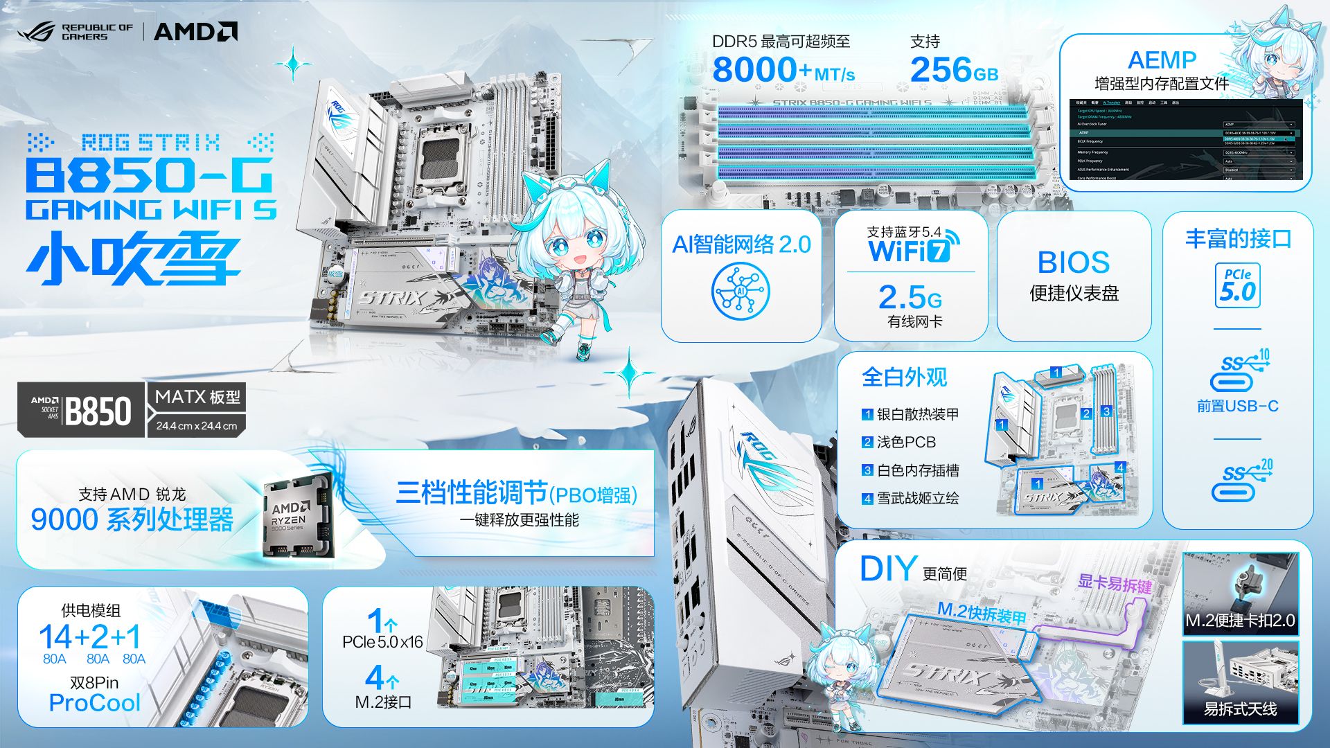 ��˶����AMD 800ϵ��ѩ������壬����ATX��ITXȫ�ߴ��ɫװ������