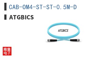CAB-OM4-ST-ST-0.5M-D
