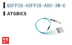 QSFP28-4SFP28-AOC-3M-C