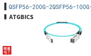 QSFP56-200G-2QSFP56-100G-AOC-20m-C