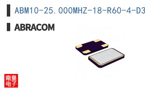 ABM10-25.000MHZ-18-R60-4-D30-T