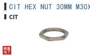 CIT HEX NUT 30MM M30X1.5