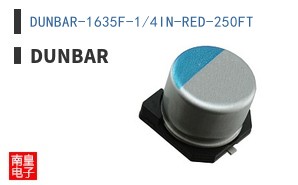 DUNBAR-1635F-1/4IN-RED-250FT