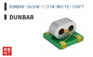 DUNBAR-3635W-1/2IN-WHITE-100FT
