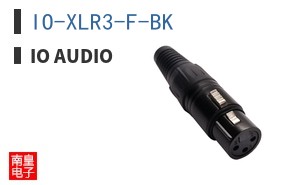 IO-XLR3-F-BK