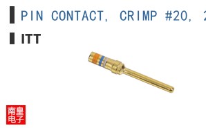 PIN CONTACT, CRIMP #20, 20-24 AWG