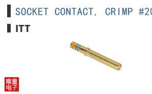 SOCKET CONTACT, CRIMP #20, 20-24 AWG
