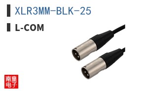 XLR3MM-BLK-25