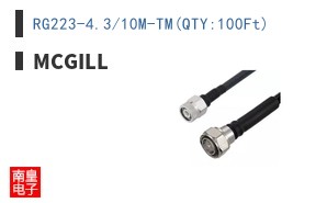 RG223-4.3/10M-TM(QTY:100Ft)