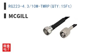 RG223-4.3/10M-TMRP(QTY:15Ft)