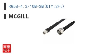 RG58-4.3/10M-SM(QTY:2Ft)