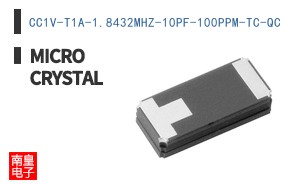 CC1V-T1A-1.8432MHZ-10PF-100PPM-TC-QC