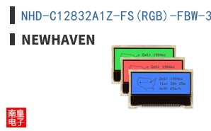 NHD-C12832A1Z-FS(RGB)-FBW-3V