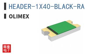 HEADER-1X40-BLACK-RA (HN 1X40)