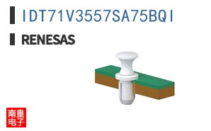 IDT71V3557SA75BQI